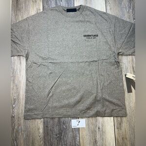 Essentials Gray Short Sleeve Tee